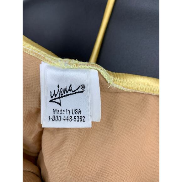 Vintage 90s Ujena Bikini Swimsuit Womens Sz Medium Gold Metallic - Picture 3 of 5